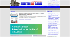 Desktop Screenshot of buletindecarei.ro